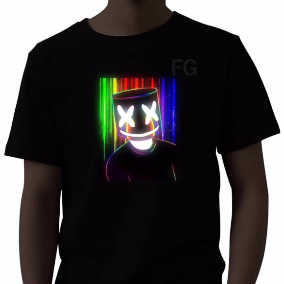 Led flashing t shirts - Picture 2 of 7